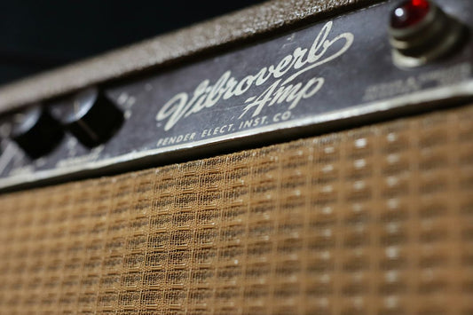 Guitar amplifier in a studio setting, representing the intersection of real amps and digital modeling technology