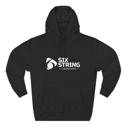Six String Lab Logo Hoodie — Three‑Panel Fleece